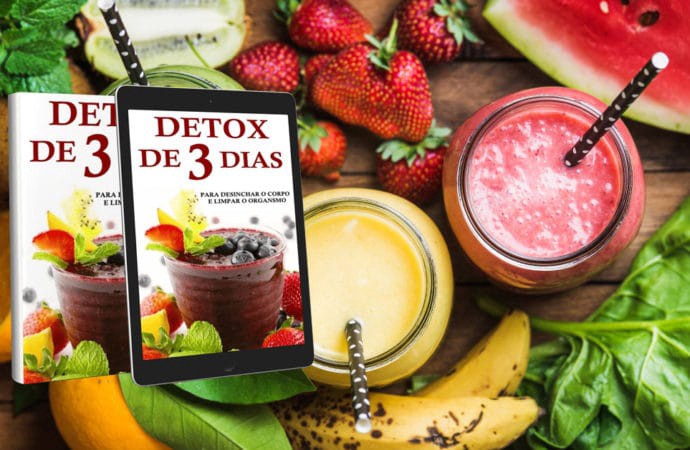 detox de 3 dias para desinchar o corpo